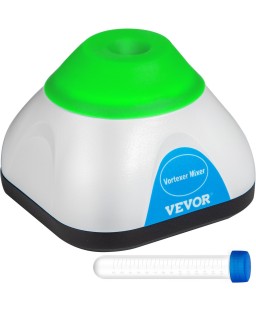 VEVOR Vortex Mixer, 3000RPM Mini Vortex Mixer Shaker, Touch Function Scientific Lab Vortex Shaker, Mix Up to 50ML, 6mm Orbital Diameter for Test Tube, Tattoo Ink, Nail Polish, Eyelash Adhesives, Paint