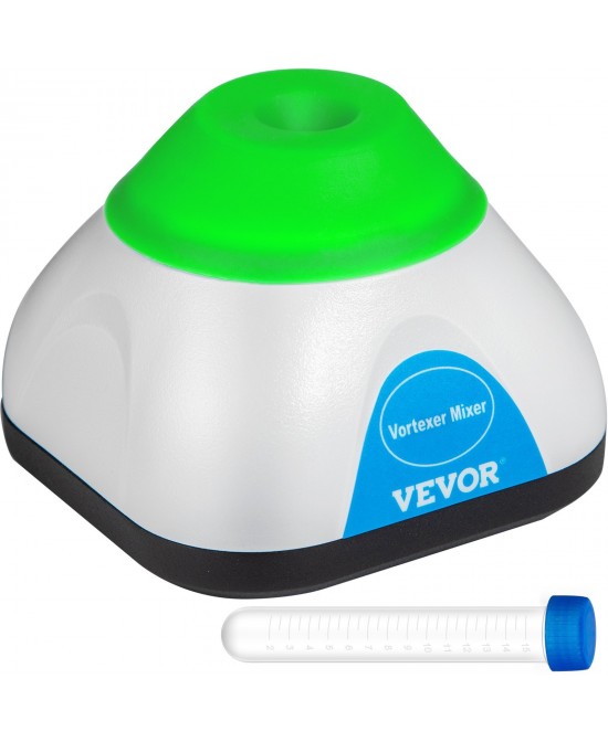 VEVOR Vortex Mixer, 3000RPM Mini Vortex Mixer Shaker, Touch Function Scientific Lab Vortex Shaker, Mix Up to 50ML, 6mm Orbital Diameter for Test Tube, Tattoo Ink, Nail Polish, Eyelash Adhesives, Paint