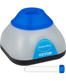 VEVOR Vortex Mixer, 3000rpm Mini Vortex Mixer Shaker, Touch Function Scientific Lab Vortex Shaker, Mix Up to 50ml, 6mm Orbital Diameter for Test Tube, Tattoo Ink, Nail Polish, Eyelash Adhesives, Paint