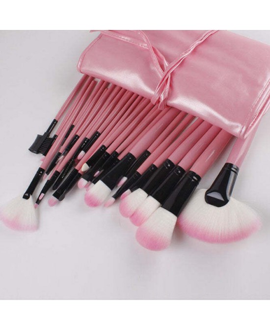 Sculptor 32 Piece High Quality Wooden Makeup Brush Set