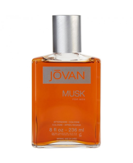 JOVAN MUSK by Jovan (MEN) - AFTERSHAVE COLOGNE 8 OZ