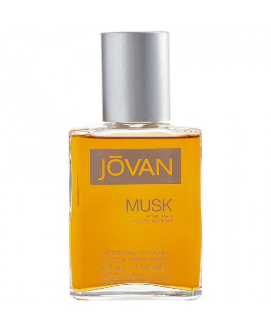 JOVAN MUSK by Jovan (MEN) - AFTERSHAVE COLOGNE 4 OZ