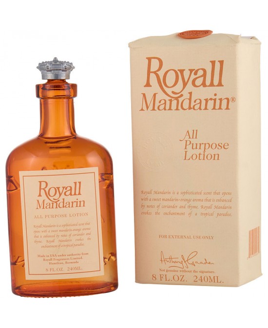 ROYALL MANDARIN ORANGE by Royall Fragrances (MEN) - AFTERSHAVE LOTION COLOGNE 8 OZ