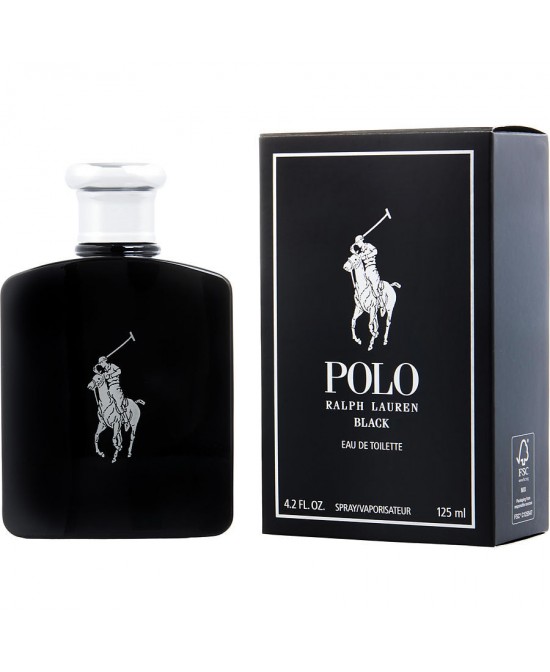 POLO BLACK by Ralph Lauren (MEN) - EDT SPRAY 4.2 OZ