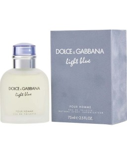 D & G LIGHT BLUE by Dolce & Gabbana (MEN) - EDT SPRAY 2.5 OZ