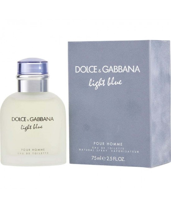 D & G LIGHT BLUE by Dolce & Gabbana (MEN) - EDT SPRAY 2.5 OZ