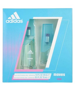 ADIDAS MOVES by Adidas (WOMEN) - EDT SPRAY 1 OZ & EDT SPRAY 0.5 OZ