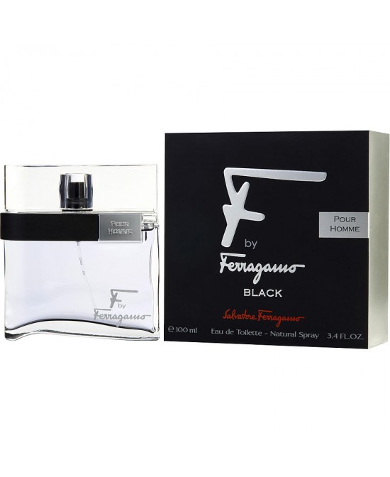 F BY FERRAGAMO POUR HOMME BLACK by Salvatore Ferragamo (MEN) - EDT SPRAY 3.4 OZ