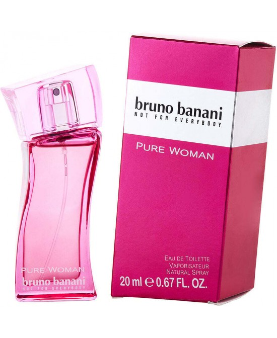 BRUNO BANANI PURE WOMAN by Bruno Banani (WOMEN) - EDT SPRAY 0.67 OZ