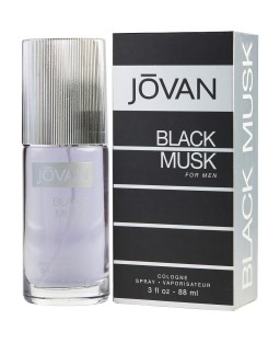 JOVAN BLACK MUSK by Jovan (MEN) - COLOGNE SPRAY 3 OZ