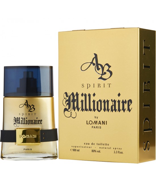 AB SPIRIT MILLIONAIRE by Lomani (MEN) - EDT SPRAY 3.3 OZ