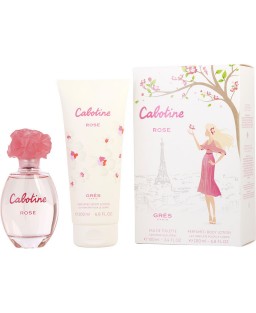 CABOTINE ROSE by Parfums Gres (WOMEN) - EDT SPRAY 3.4 OZ & BODY LOTION 6.8 OZ