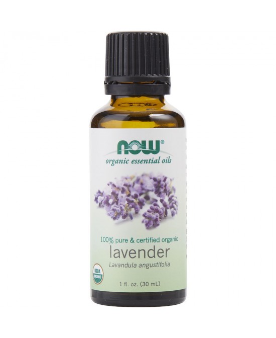 ESSENTIAL OILS NOW by NOW Essential Oils (UNISEX) - LAVENDER OIL 100% ORGANIC 1 OZ