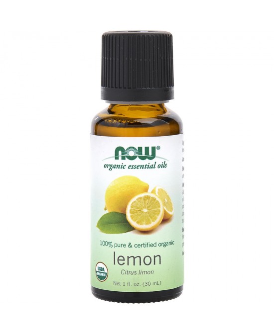 ESSENTIAL OILS NOW by NOW Essential Oils (UNISEX) - LEMON OIL 100% ORGANIC 1 OZ