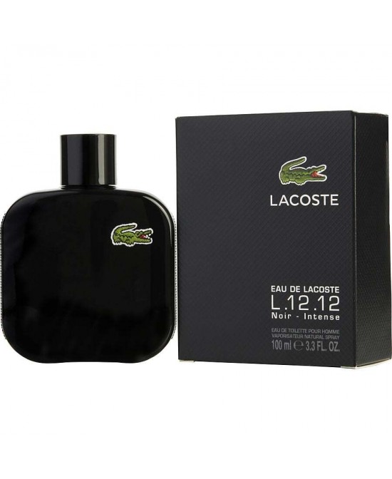 LACOSTE EAU DE LACOSTE L.12.12 NOIR by Lacoste (MEN) - INTENSE EDT SPRAY 3.3 OZ