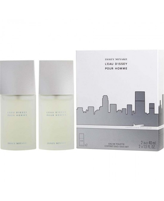 L'EAU D'ISSEY by Issey Miyake (MEN) - EDT SPRAY 1.3 OZ (PACK OF TWO)