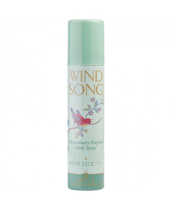 WIND SONG by Prince Matchabelli (WOMEN) - BODY SPRAY 2.5 OZ