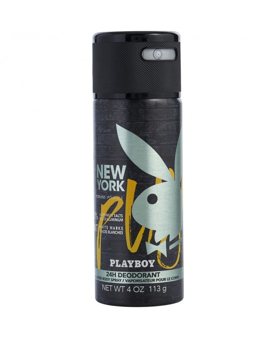 PLAYBOY NEW YORK by Playboy (MEN) - BODY SPRAY 4 OZ