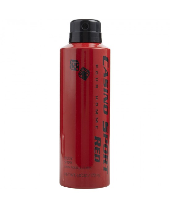 CASINO SPORT RED by Casino Parfums (MEN) - BODY SPRAY 6 OZ