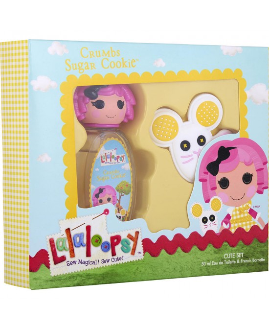 LALAOOPSY CRUMBS SUGAR COOKIE by Marmol & Son (WOMEN) - EDT SPRAY 1.7 OZ & HAIR CLIP