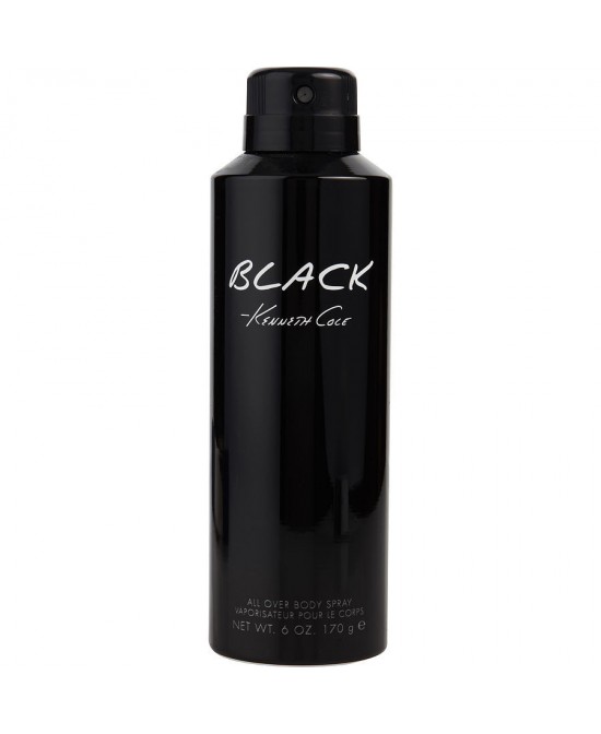 KENNETH COLE BLACK by Kenneth Cole (MEN) - BODY SPRAY 6 OZ