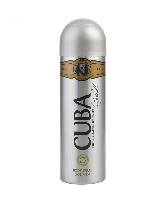 CUBA GOLD by Cuba (MEN) - BODY SPRAY 6.6 OZ