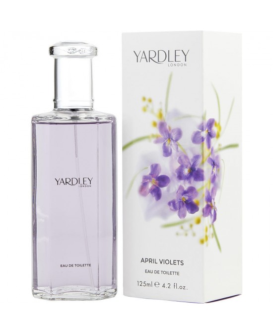 YARDLEY APRIL VIOLETS by Yardley (WOMEN) - EDT SPRAY 4.2 OZ (NEW PACKAGING)