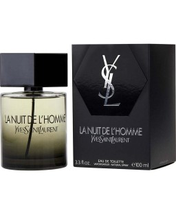 LA NUIT DE L'HOMME YVES SAINT LAURENT by Yves Saint Laurent (MEN) - EDT SPRAY 3.3 OZ (NEW PACKAGING)