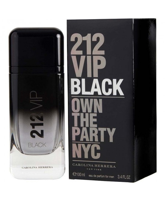 212 VIP BLACK by Carolina Herrera (MEN) - EAU DE PARFUM SPRAY 3.4 OZ