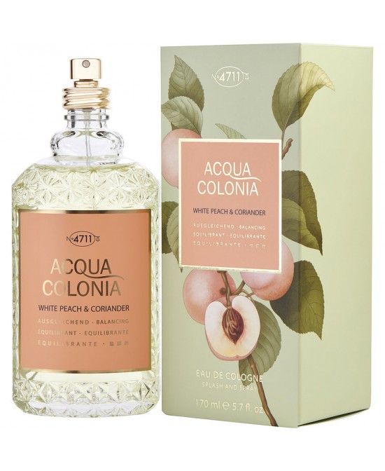 4711 ACQUA COLONIA WHITE PEACH & CORIANDER by 4711 (WOMEN) - EAU DE COLOGNE SPRAY 5.7 OZ