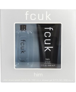 FCUK by French Connection (MEN) - AFTERSHAVE SPLASH 3.4 OZ & SHOWER GEL 6.7 OZ