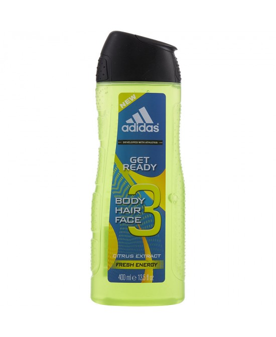 ADIDAS GET READY by Adidas (MEN) - HAIR & BODY SHOWER GEL 13.5 OZ