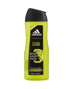 ADIDAS PURE GAME by Adidas (MEN) - BODY, HAIR & FACE SHOWER GEL 13.5 OZ