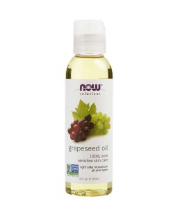 ESSENTIAL OILS NOW by NOW Essential Oils (UNISEX) - GRAPESEED OIL 100% PURE SENSITIVE SKIN CARE 4 OZ