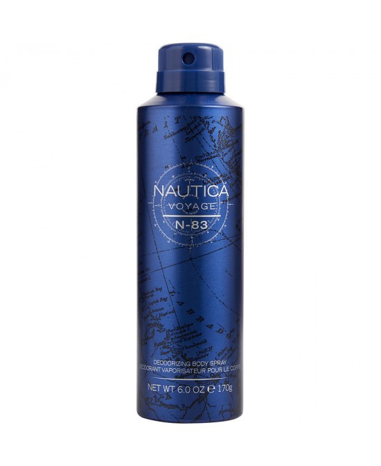 NAUTICA VOYAGE N-83 by Nautica (MEN) - DEODORIZING BODY SPRAY 6 OZ