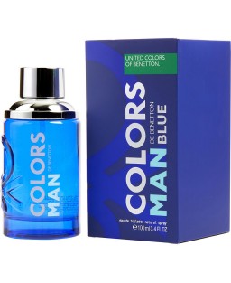 COLORS DE BENETTON BLUE by Benetton (MEN) - EDT SPRAY 3.4 OZ