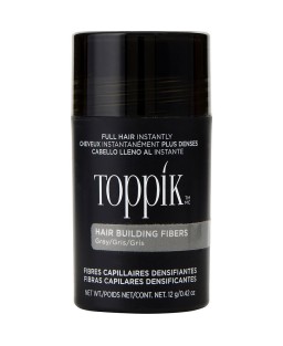 TOPPIK by Toppik (UNISEX) - HAIR BUILDING FIBERS GRAY REGULAR 12G/0.42 OZ