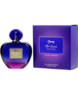 HER SECRET DESIRE by Antonio Banderas (WOMEN) - EDT SPRAY 2.7 OZ