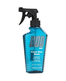 BOD MAN FRESH BLUE MUSK by Parfums de Coeur (MEN) - FRAGRANCE BODY SPRAY 8 OZ