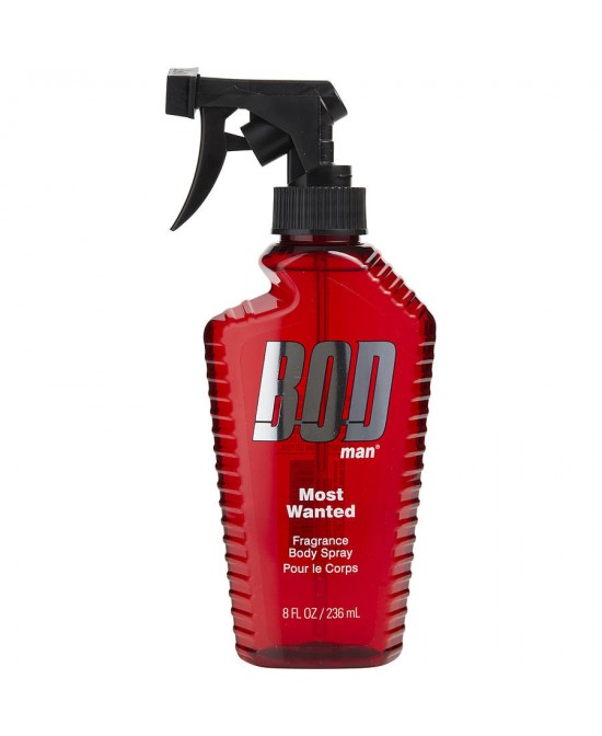 BOD MAN MOST WANTED by Parfums de Coeur (MEN) - FRAGRANCE BODY SPRAY 8 OZ