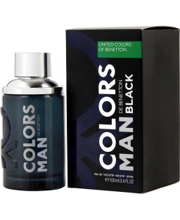 COLORS DE BENETTON BLACK by Benetton (MEN) - EDT SPRAY 3.4 OZ