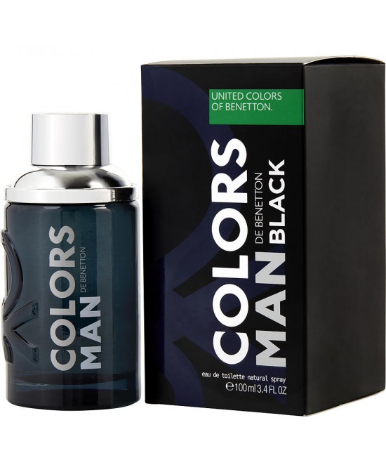 COLORS DE BENETTON BLACK by Benetton (MEN) - EDT SPRAY 3.4 OZ