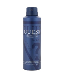 GUESS SEDUCTIVE HOMME BLUE by Guess (MEN) - BODY SPRAY 6 OZ