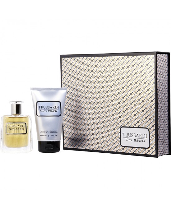 TRUSSARDI RIFLESSO by Trussardi (MEN) - EDT SPRAY 1.7 OZ & SHAMPOO AND SHOWER GEL 3.3 OZ