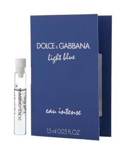 D & G LIGHT BLUE EAU INTENSE by Dolce & Gabbana (WOMEN) - EAU DE PARFUM 0.05 OZ VIAL ON CARD