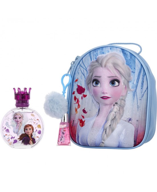 FROZEN 2 DISNEY by Disney (WOMEN) - EDT SPRAY 3.4 OZ & LIPGLOSS & CASE