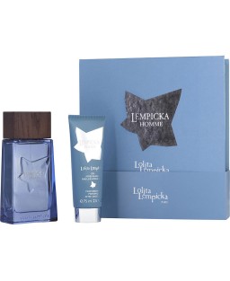 LOLITA LEMPICKA HOMME by Lolita Lempicka (MEN) - EDT SPRAY 3.4 OZ & AFTERSHAVE GEL 2.5 OZ