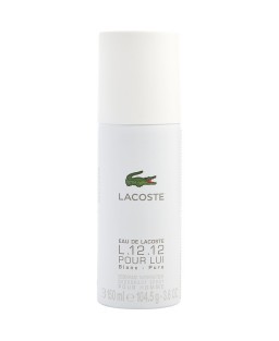 LACOSTE L.12.12 BLANC by Lacoste (MEN) - PURE DEODORANT SPRAY 3.6 OZ