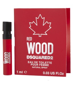 DSQUARED2 WOOD RED by Dsquared2 (WOMEN) - EDT SPRAY VIAL ON CARD