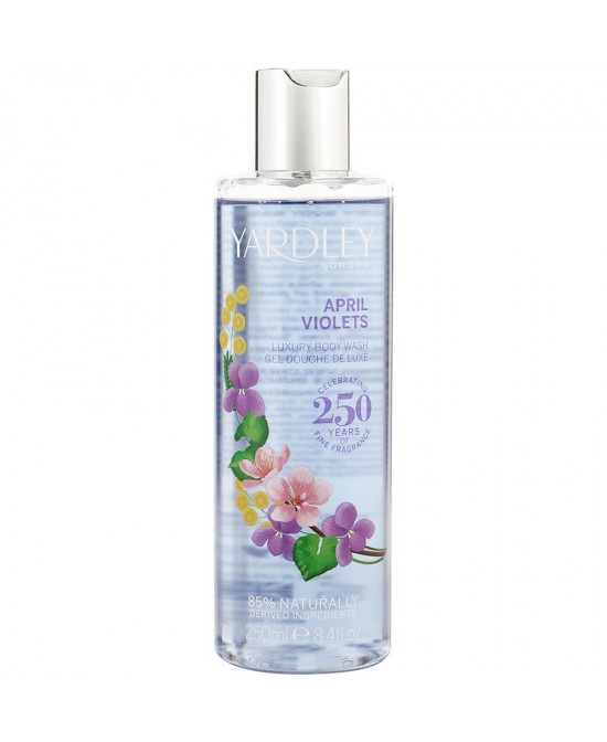 YARDLEY APRIL VIOLETS by Yardley (WOMEN) - BODY WASH 8.4 OZ